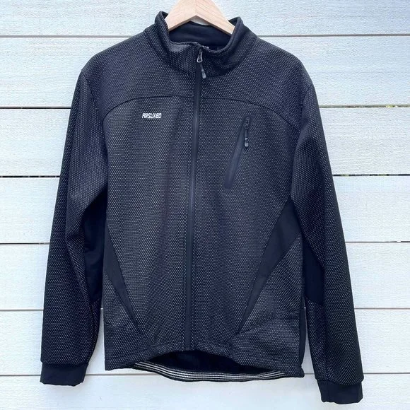 Mens Arsuxeo cycling jacket, black, size Large - Picture 1 of 9